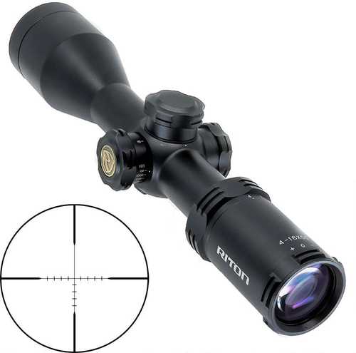 Riton RT-S Mod 5 Gen 2 4-16x50 Wide FOV Riflescope Non-Illuminated Hunting Reticle 30mm