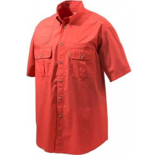 Beretta Shooting Shirt Small Short Sleeve Cotton Red<