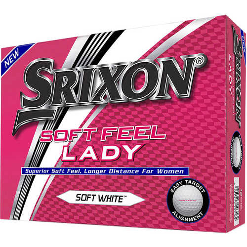 Srixon 2019 Soft Feel Golf Lady Ball-White-Dozen