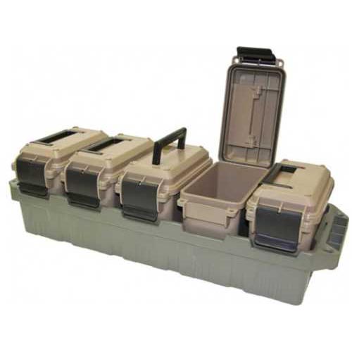 MTM 5-Can Ammo Crate Mini W/5 AC15 CANS-img-0