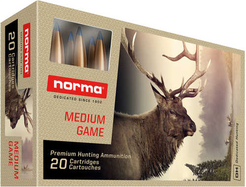30-06 Springfield 20 Rounds Ammunition Norma 180 Grain Jacketed Soft Point