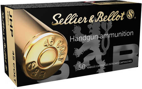 45 Colt 50 Rounds Ammunition Sellier & Bellot 230 Grain Jacketed Hollow Point