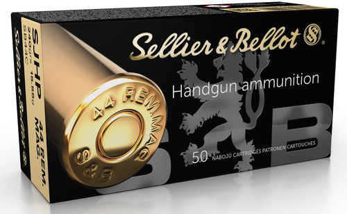 44 Rem Magnum 50 Rounds Ammunition Sellier & Bellot 240 Grain Semi-Jacketed Hollow Point