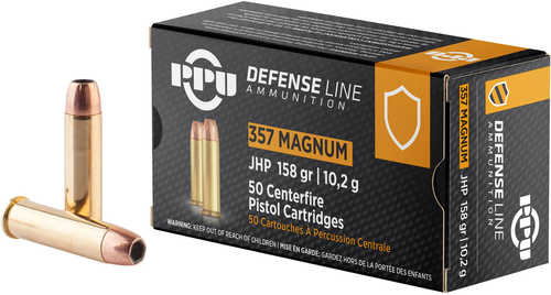 357 Magnum 50 Rounds Ammunition Prvi Partizan 158 Grain Jacketed Hollow Point