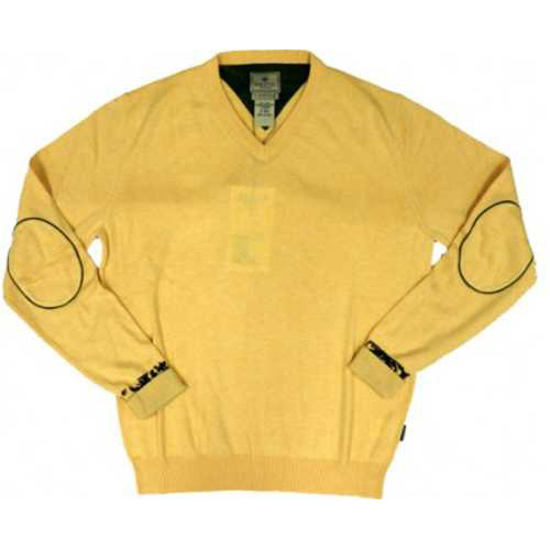 Beretta MEN'S Country Classic V-Neck Sweater Medium Yellow