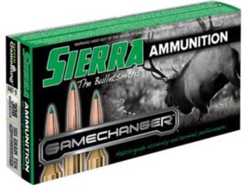 308 Winchester 20 Rounds Ammunition Sierra 165 Grain <span style="font-weight:bolder; ">Tipped</span> Gameking