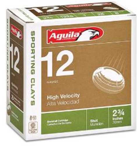 12 Gauge 25 Rounds Ammunition Aguila 3/4" High Velocity #7 1/2