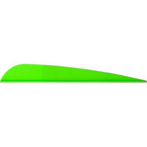 AAE Trad Vane Bright Green 4 in. 50 pk. Model: TRAD40BG50