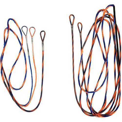 Click to see larger image. First String Genesis and Cable Blue/ Flo Orange Model: 5A25-AM-0110156