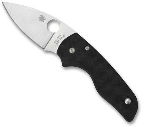 Spyderco Lil' Native Folder 2.47 in Plain Black G-10 Handle