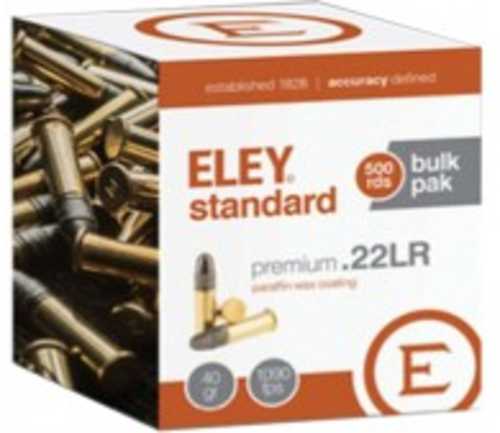 22 Long Rifle 500 Rounds Ammunition Eley Ammo 40 Grain Solid
