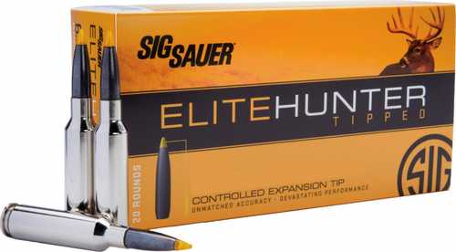 300 Winchester Magnum 20 Rounds Ammunition Sig Sauer 90 Grain Tipped Gameking