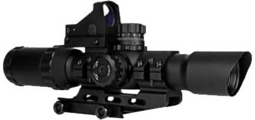 Trinity Force Assault Scope Combo 1-4x28mm Micro Red Dot/ Mil-Dot Reticle