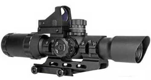 Trinity Force Assault Scope Combo 1-4x28mm w/P4 Sniper Reticle and Micro Red Dot