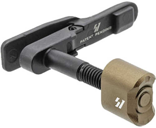 Click to see larger image. Strike Industries AR-15 AMBI Mag Release Flat Dark Earth