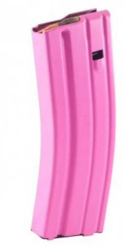 C Products Defense Magazine AR15 5.56X45 30 Round Pink Finish Aluminum-img-0