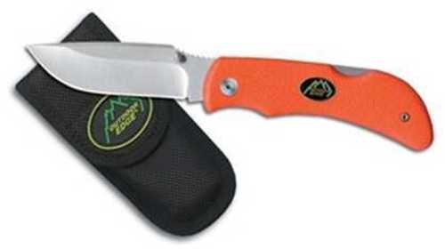 Outdoor Edge Cutlery Corp Grip Knife Blaze Orange Clam Pack