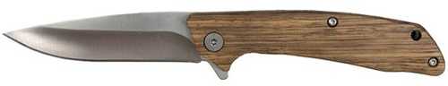 ABKT Roper Jr. Outlaw 3" Ball Bearing Folder ZEBRAWOOD HNDLS