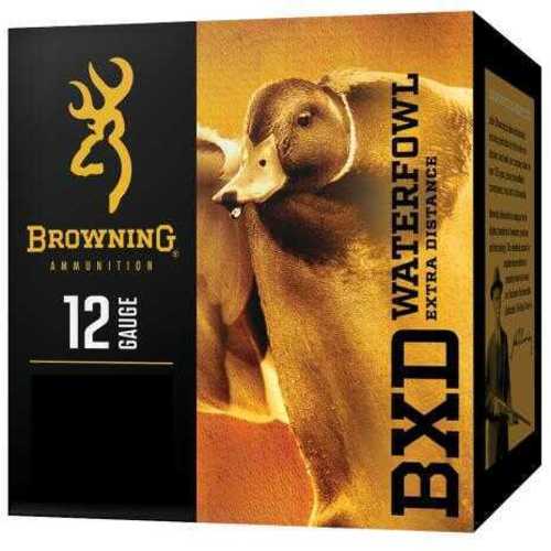12 Gauge 25 Rounds Ammunition Browning 3" 1 3/4 oz Steel #3