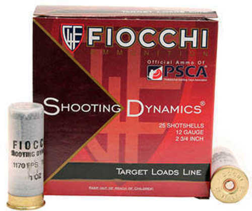 12 Gauge 25 Rounds Ammunition Fiocchi Ammo 2 3/4" 1 oz Lead #7 1/2