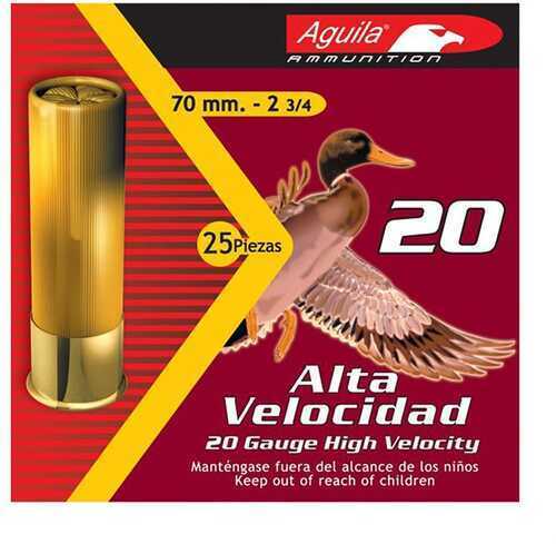 20 Gauge 25 Rounds Ammunition Aguila 2 3/4" 1 oz Lead #8