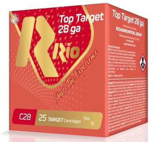 Rio Ammunition Rc288 Top Target 28 Gauge 2.75", 3/4 Oz 8 Shot, 25 Per Box/10 Cs