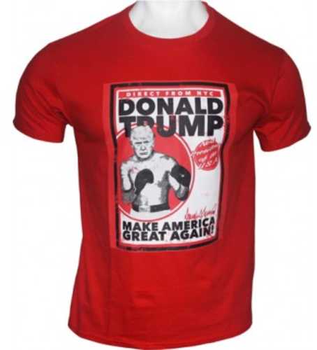 Gi Men's T-shirt Trump Direct From Nyc Small Red