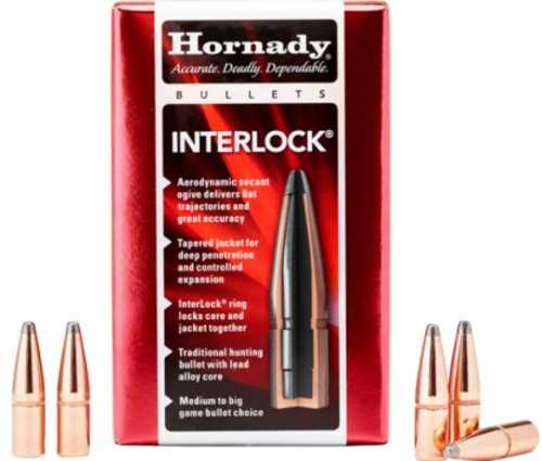 Hornady Interlock 35 Cal .355 170 Gr Spire Point (SP) 100 For 350 Legend