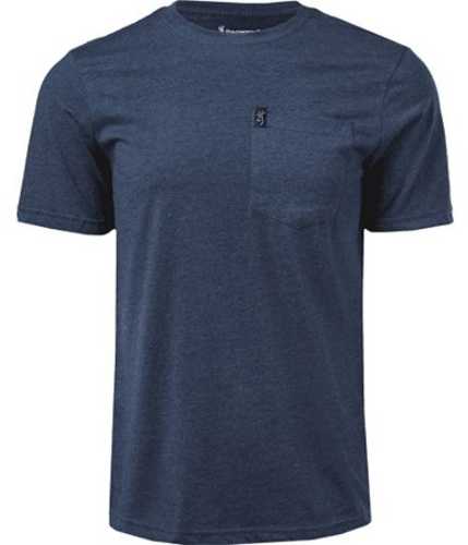 Browning Mens Navy Pocket T-shirt Xl
