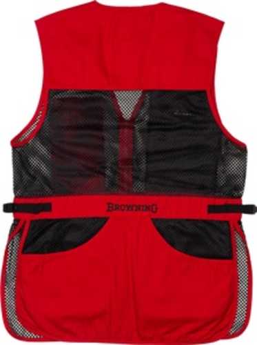 Bg Mesh Shooting Vest R-hand 2x-large Black/red Trim