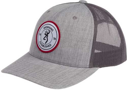 BG Cap Scout Logo Heather Gray W/Circle Patch Adjustable