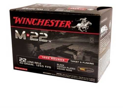 22 Long Rifle 1000 Rounds Ammunition Winchester 40 Grain Lead