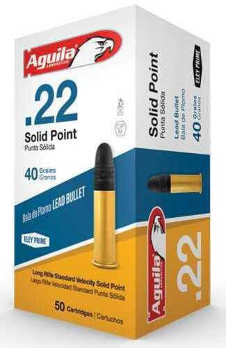 22 Long Rifle 50 Rounds Ammunition Aguila 40 Grain Lead