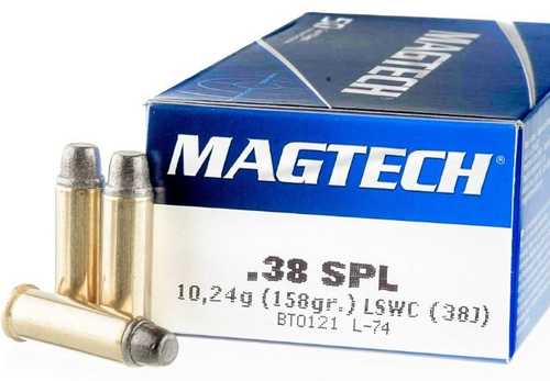 38 Special 50 Rounds Ammunition MagTech 158 Grain Semi-Wadcutter