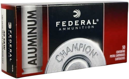 40 S&W 50 Rounds Ammunition Federal Cartridge 180 Grain FMJ