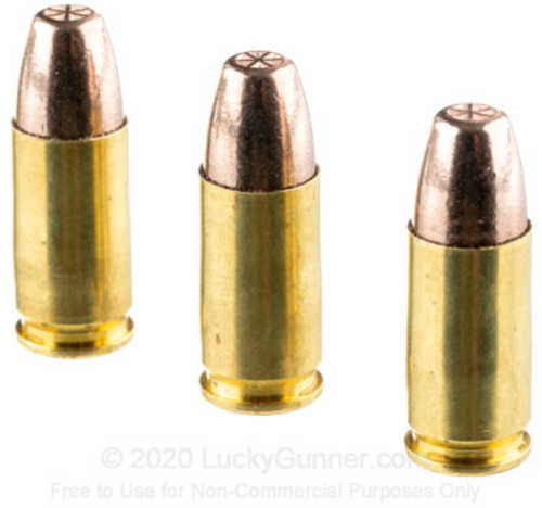 9mm Luger 50 Rounds Ammunition Speer 100 Grain Frangible