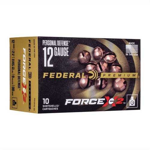 12 Gauge 10 Rounds Ammunition Federal Cartridge 2 3/4" 9 Pellet Lead #00 Buck