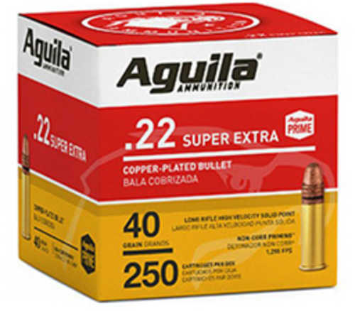 22 Long Rifle 250 Rounds Ammunition Aguila 40 Grain Lead