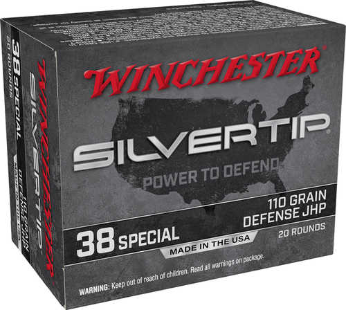 38 Special 20 Rounds Ammunition Winchester 110 Grain Hollow Point