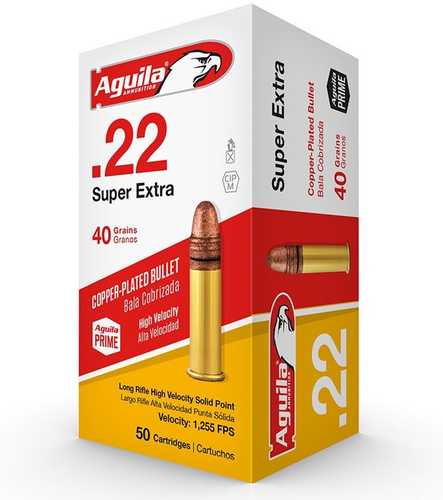 Aguila Ammo 22 LR 38 Gr Super Extra Hollow Point 100 Rds