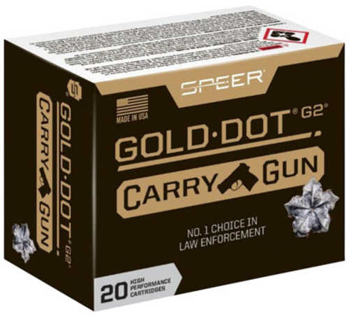 40 S&W 20 Rounds Ammunition Speer 165 Grain Hollow Point