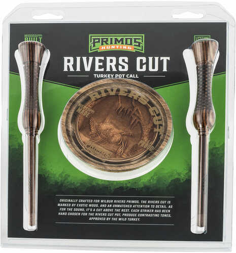 Primos PS2921 Rivers Cut Wild Turkey Hand Pot Call