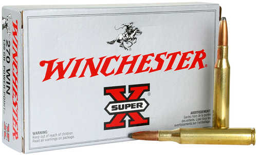 Winchester 270 Win 130 Grain Power-Point Ammunition 20 Round Box Md: X2705