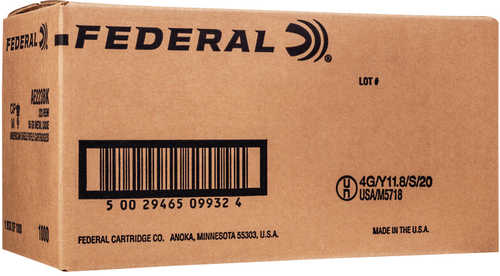 5.56mm Nato 1000 Rounds Ammunition Federal Cartridge 55 Grain FMJ