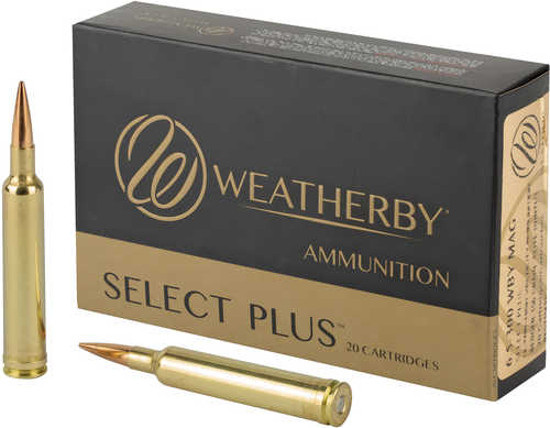 6.5-300 <span style="font-weight:bolder; ">Weatherby</span> <span style="font-weight:bolder; ">Magnum</span> 20 Rounds Ammunition 156 Grain Soft Point