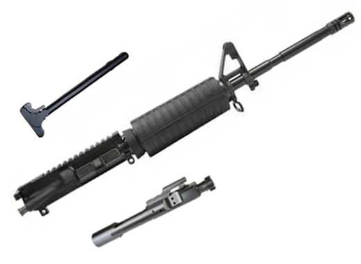 AR-15 M4 Classic Upper Carbine length 16" Barrel 5.56 NATO Twist 1/8 with M-16 Bolt Carrier Group and Charging Handle