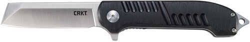 Columbia River 4031 Razel Gt 3.02" Folding Plain Satin 8Cr13MoV SS Blade Black Anodized Aluminum Handle Knife