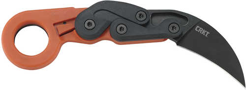 Columbia River 4041O Provoke Orange 2.47" Folding Plain Black Stonewashed 1.4116 Steel Blade Grivory W/Brass Bolt