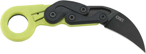 Columbia River 4041G Provoke Zap 2.47" Folding Plain Black Stonewashed 1.4116 Steel Blade Bright Green Grivory Knife