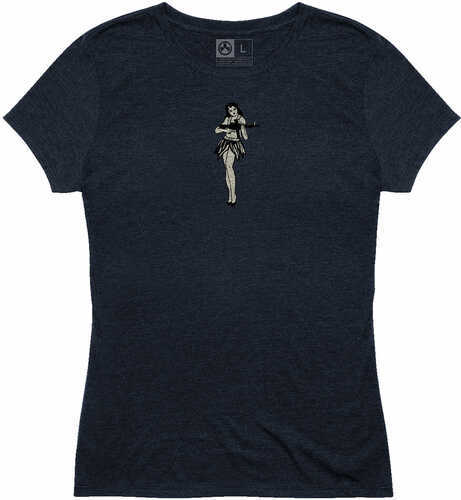 Magpul Mag1124-410-XS Tri-Blend Hula Girl Lady Shirt XS Navy